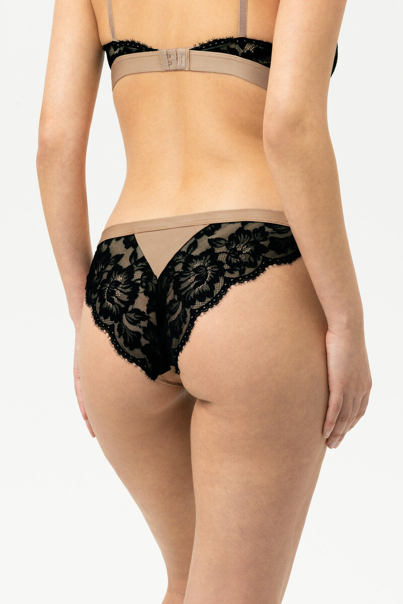 Golden Hazel Triangle Bra & Thong Set