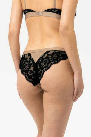 Golden Hazel Triangle Bra & Thong Set