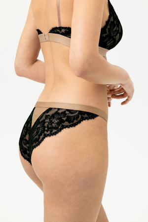Golden Hazel Triangle Bra & Thong Set