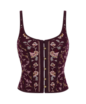 Midnight Opera Secret Purple Corset