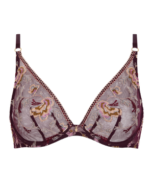Midnight Opera Secret Purple Underwired Triangle Bra