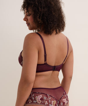 Midnight Opera Secret Purple Underwired Triangle Bra