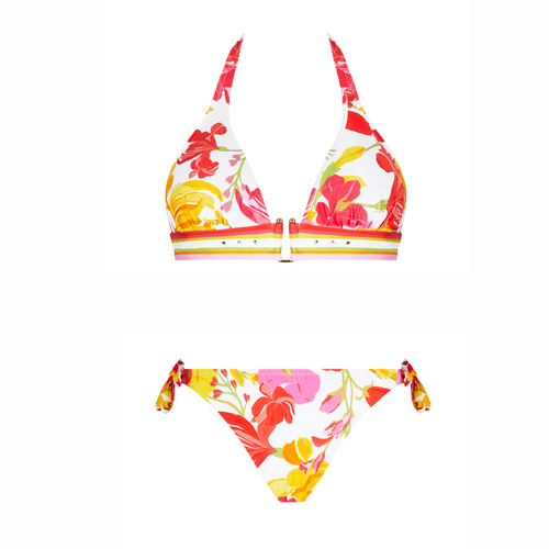 Envolee Florale Triangle Bikini & Tie Side Brief
