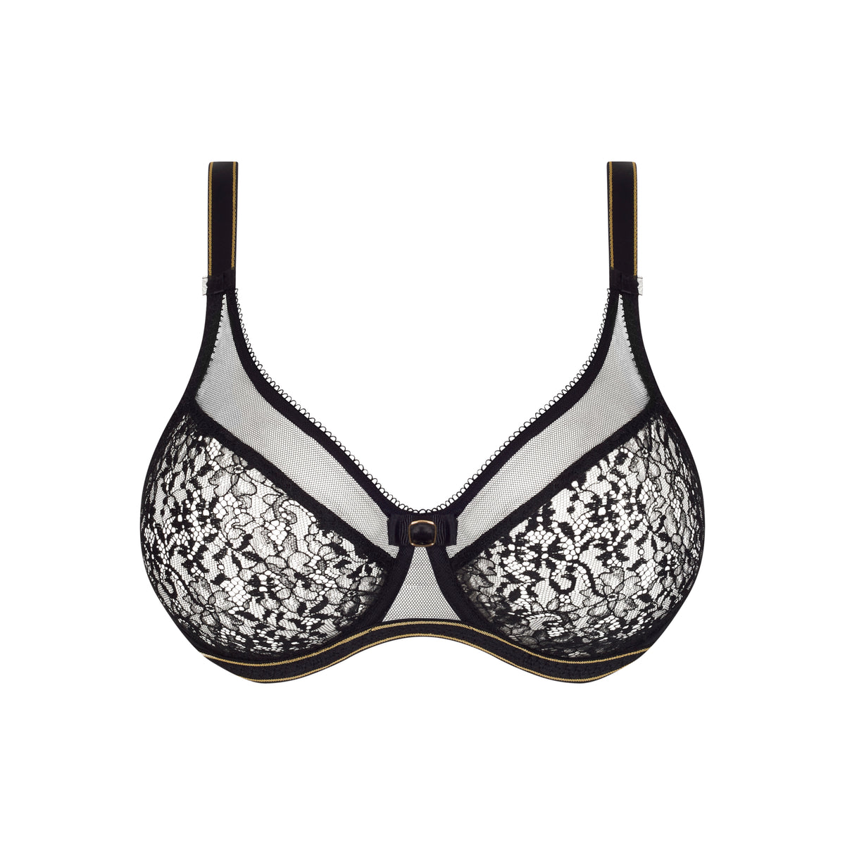 Allure Black Seamless Full Cup Bra