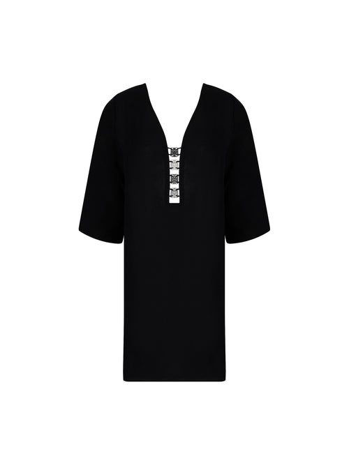 Eclat D'Argent Black Tunic