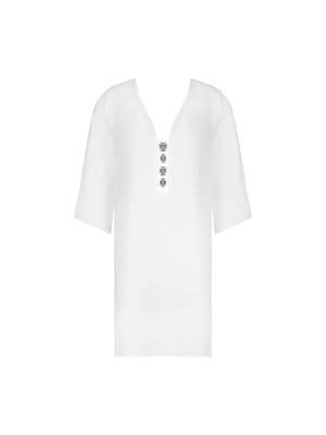 Eclat D'Argent White Tunic