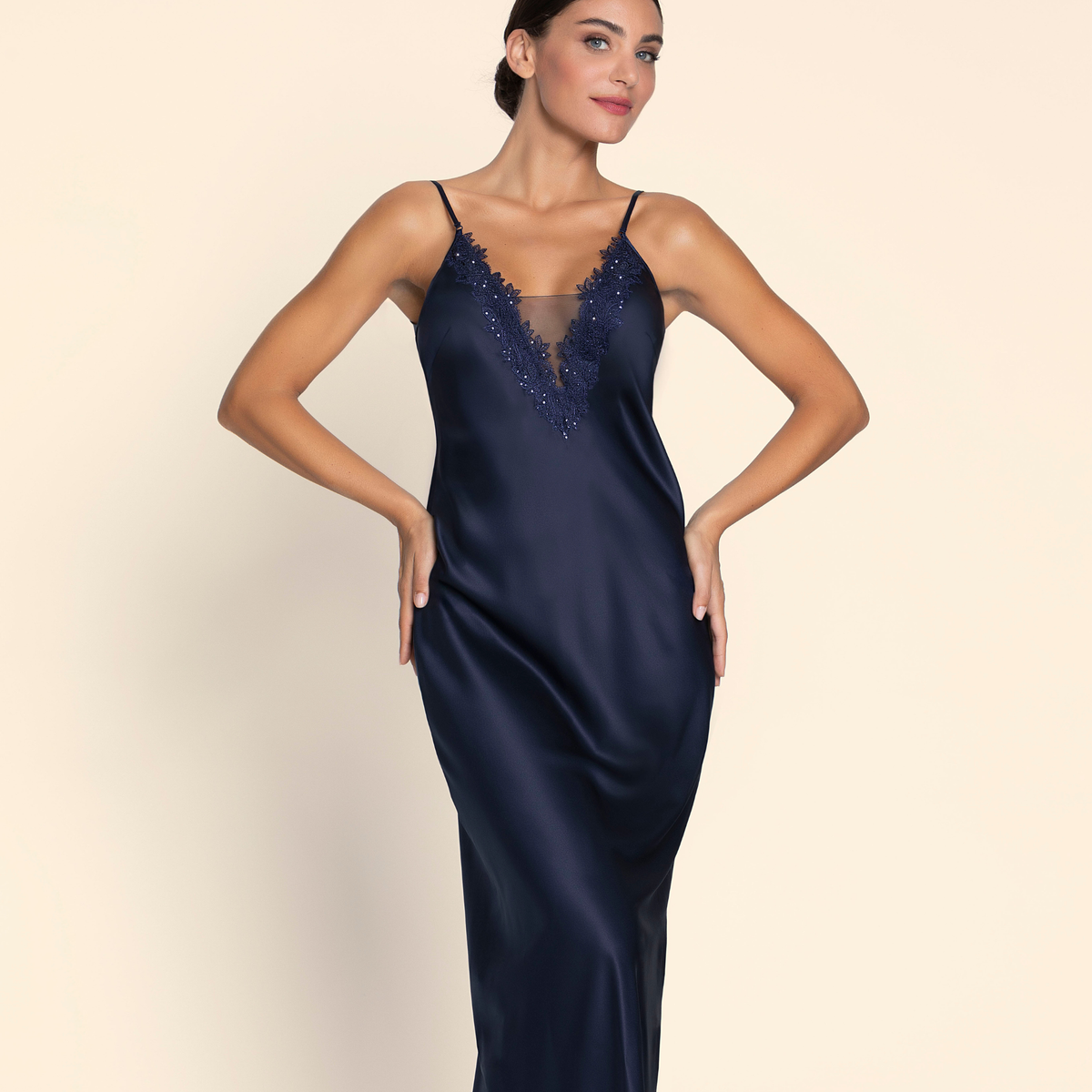 Eclat Couture Long Silk Nightie