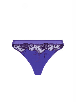 Splendeur Soie Ocean Bleu Thong