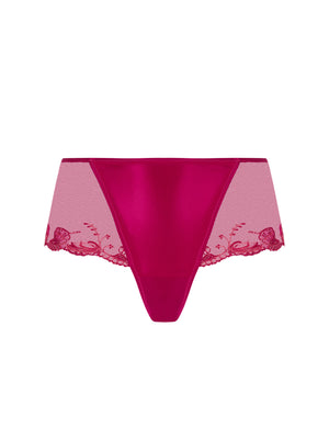 Splendeur Soie Carmin Short
