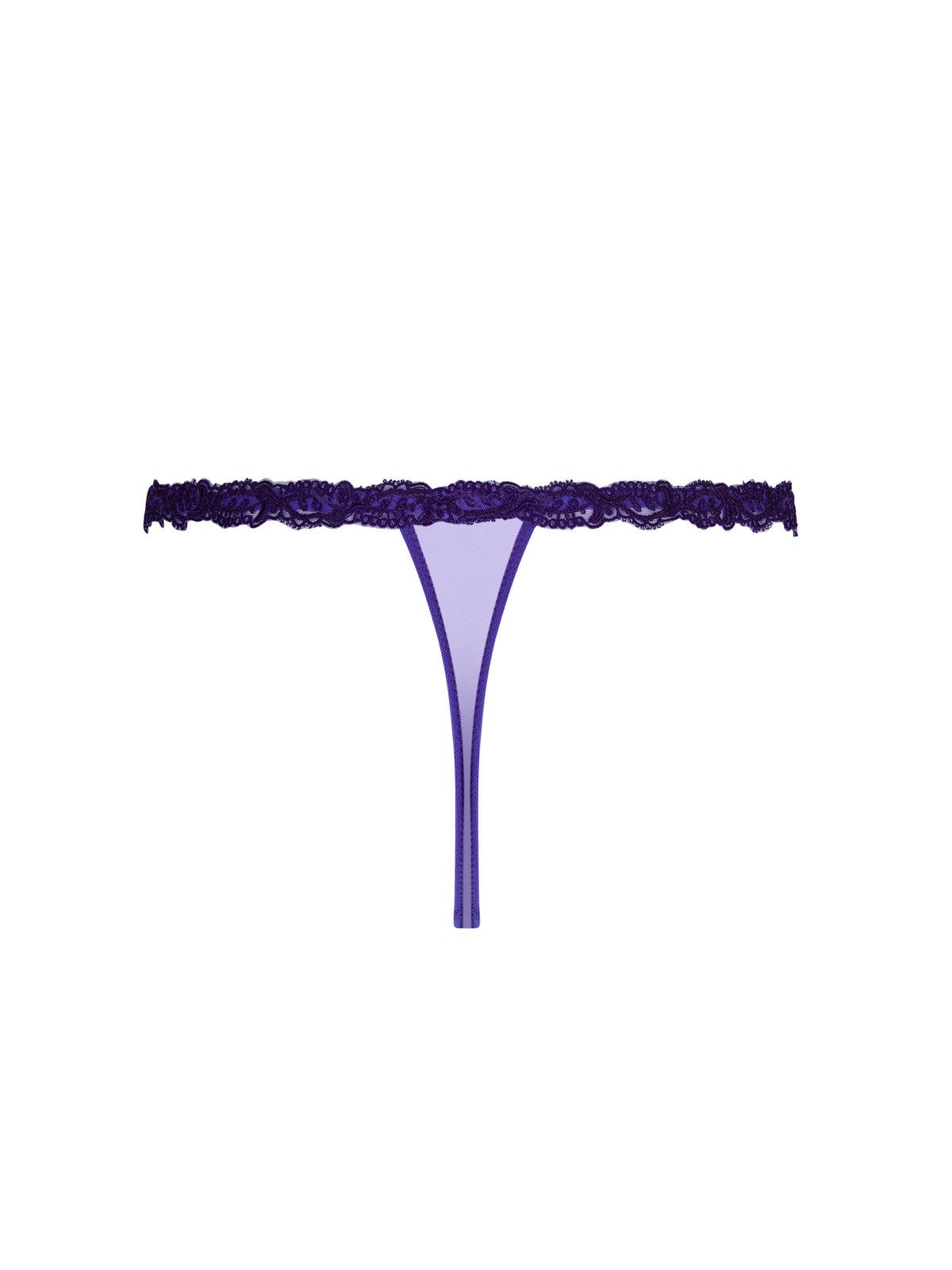 Splendeur Soie Ocean Bleu Sexy Thong