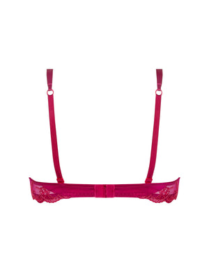 Splendeur Soie Carmin Contour Plunge Bra