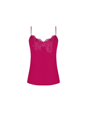 Splendeur Soie Carmin Camisole