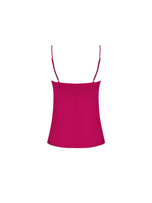 Splendeur Soie Carmin Camisole