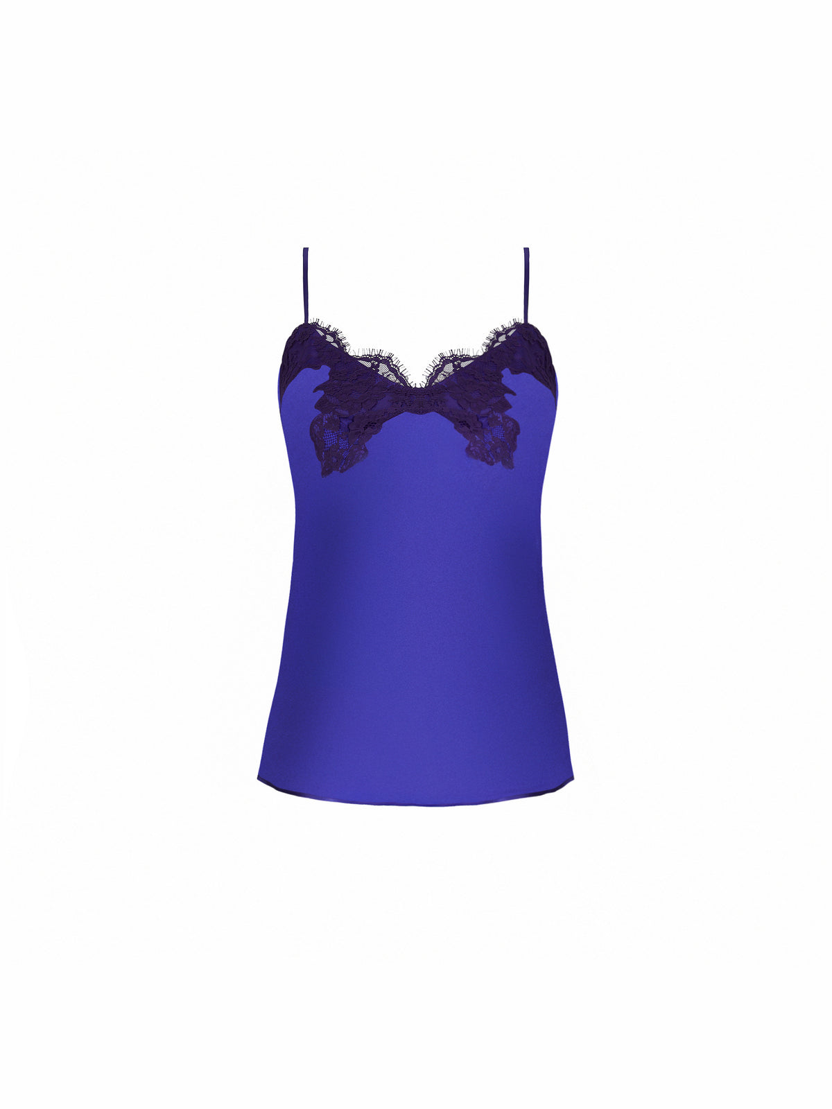 Splendeur Soie Ocean Bleu Camisole