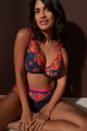 Devdaha Velvet Half Padded Plunge Bra Bra