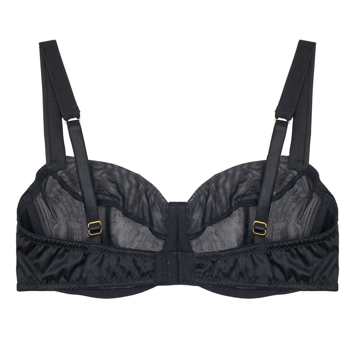 Fleur Du Jour Black Balcony Bra