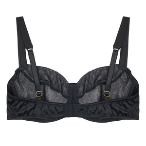 Fleur Du Jour Black Balcony Bra