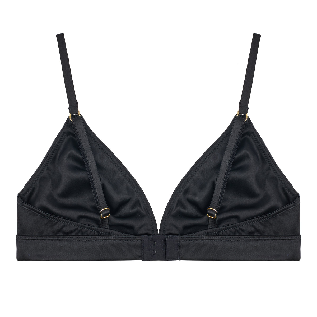 Fleur Du Jour Black Triangle Bra