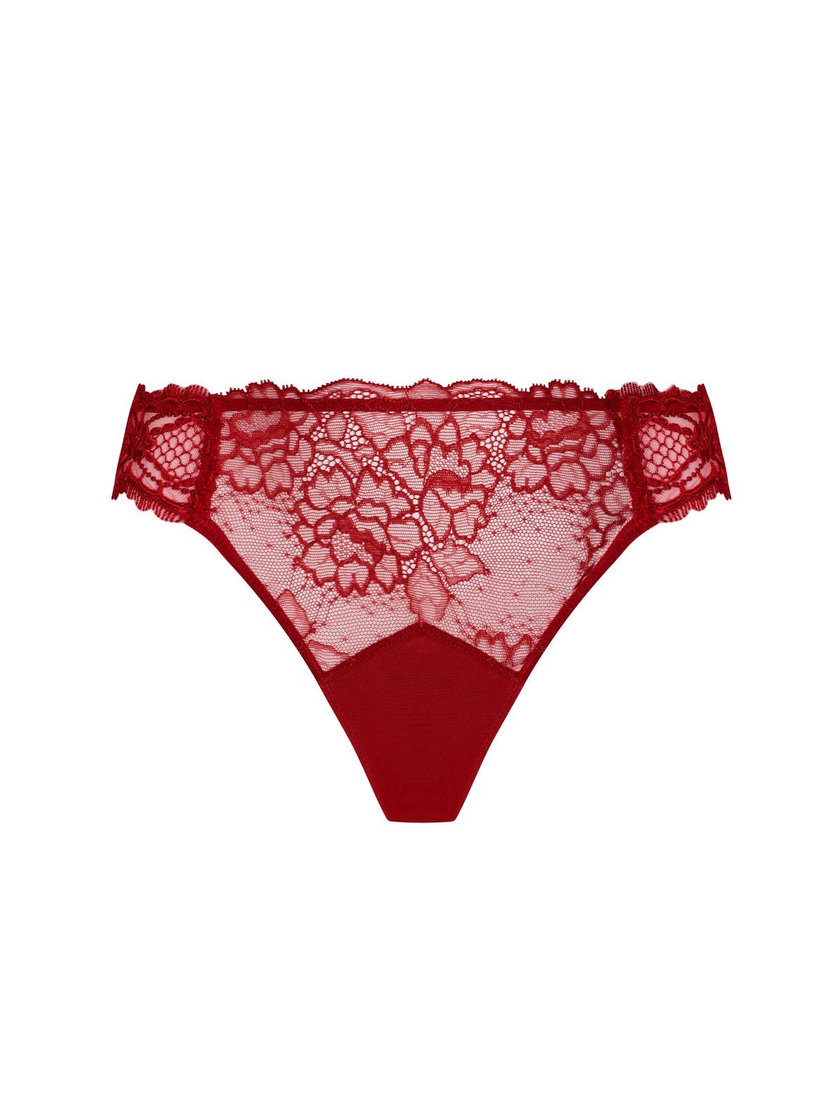 Sublime en Dentelle Opera Red Italian Brief