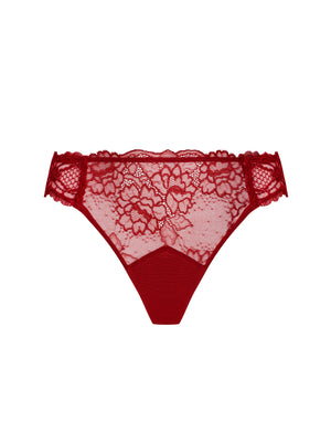 Sublime en Dentelle Opera Red Italian Brief