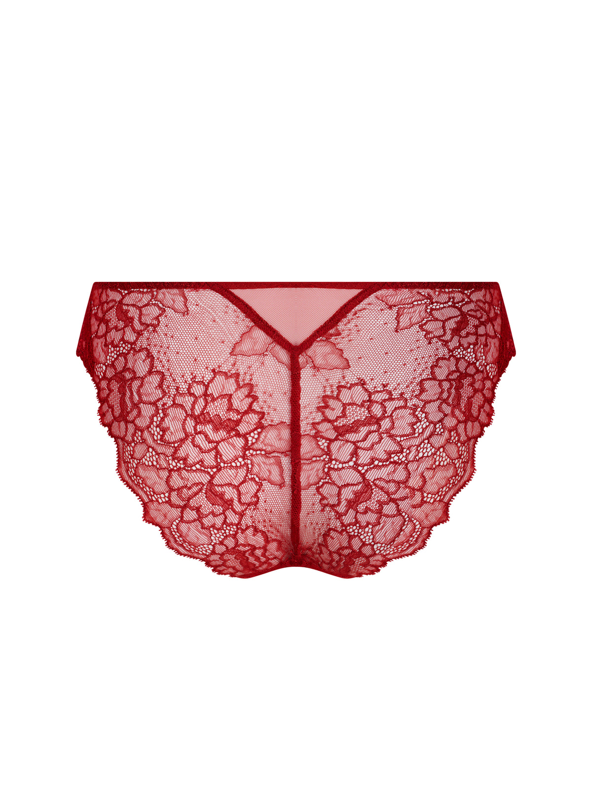 Sublime en Dentelle Opera Red Italian Brief