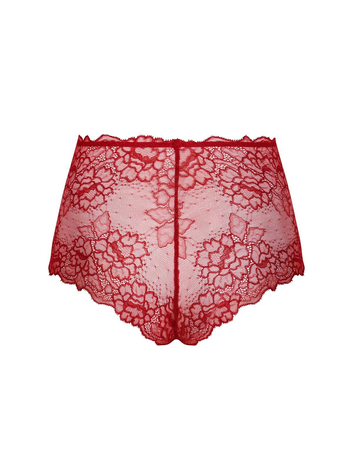 Sublime en Dentelle Opera Red High Short