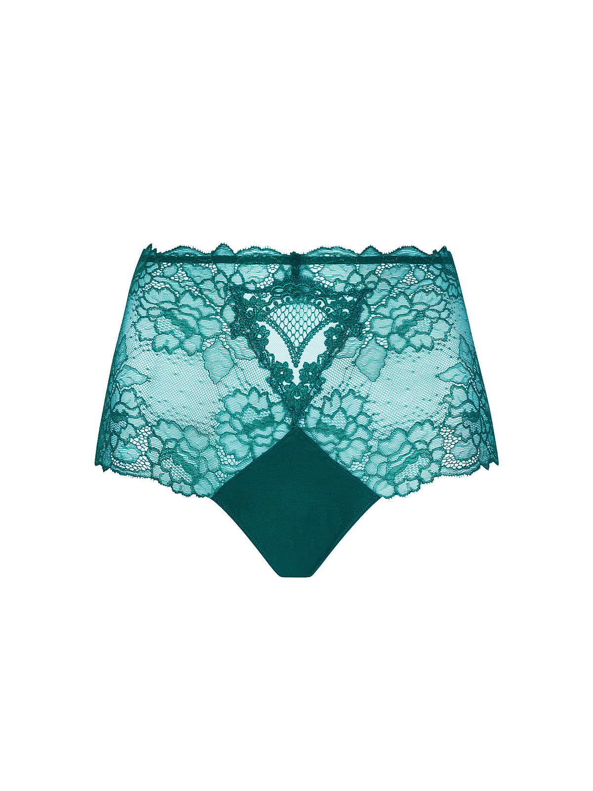 Sublime en Dentelle Vert Princesse High Short