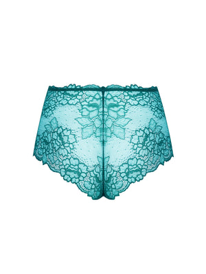 Sublime en Dentelle Vert Princesse High Short