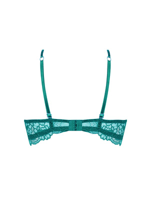 Sublime En Dentelle Princess Vert Half Cup Bra