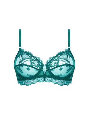 Sublime En Dentelle Vert Princesse Full Cup Bra