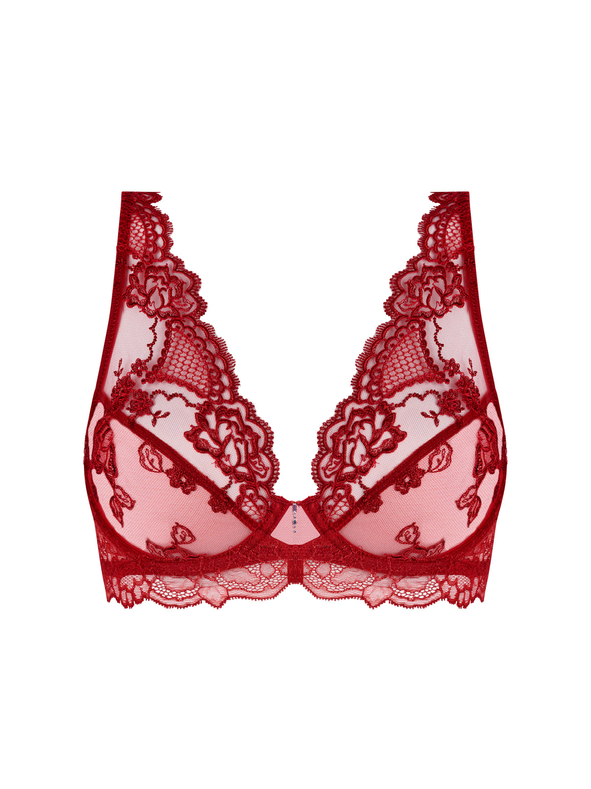 Sublime en Dentelle Opera Red Glam Bra