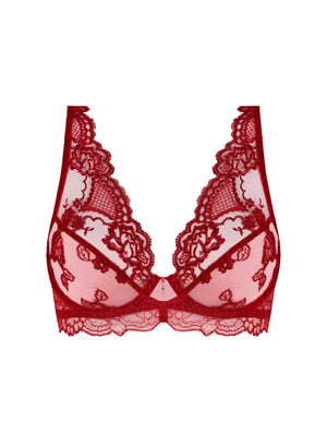 Sublime en Dentelle Opera Red Glam Bra
