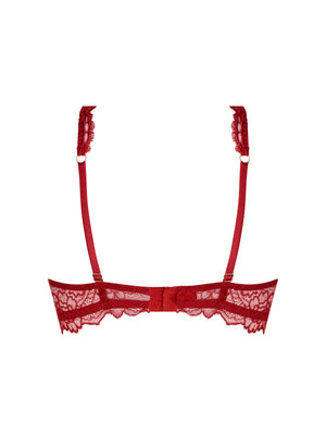 Sublime en Dentelle Opera Red Glam Bra