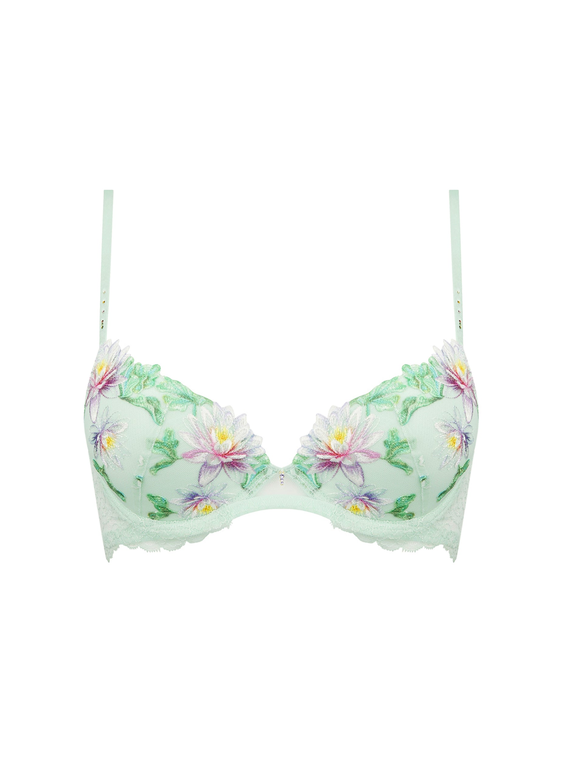 Lise Charmel | Dressing Floral Silver Contour Plunge Bra