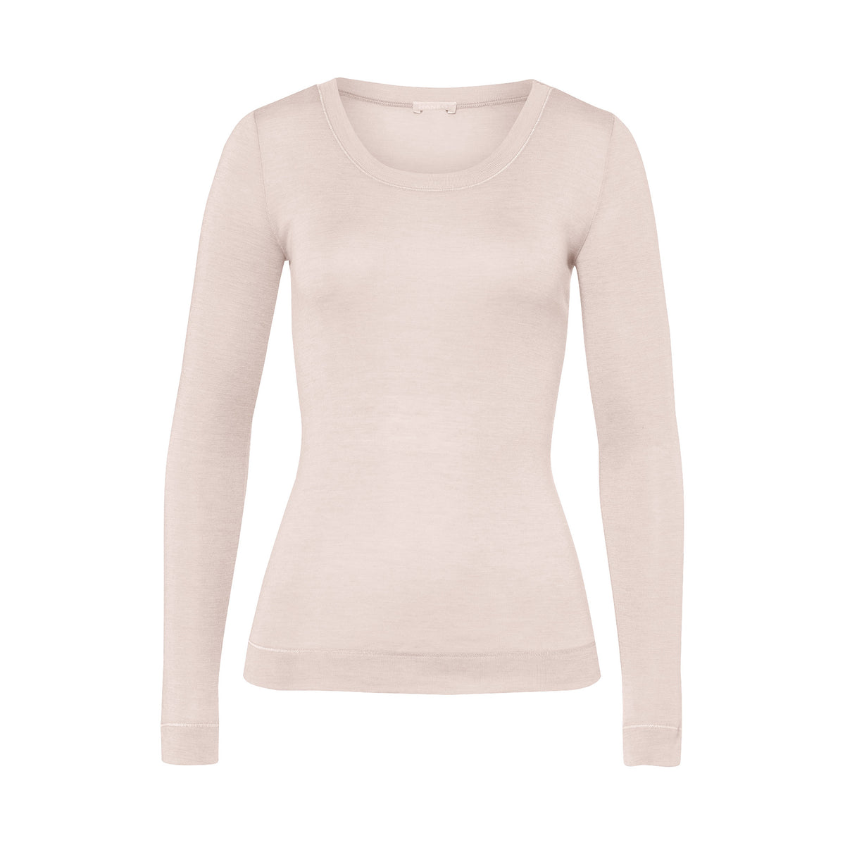 Silk Cashmere Vanilla Long-Sleeved Shirt