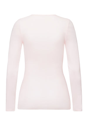 Cotton Seamless Honeydew Long Sleeved Vest