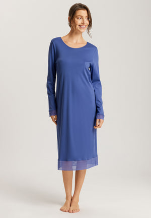 Sophie Blue Horizon Long Sleeved Nightdress