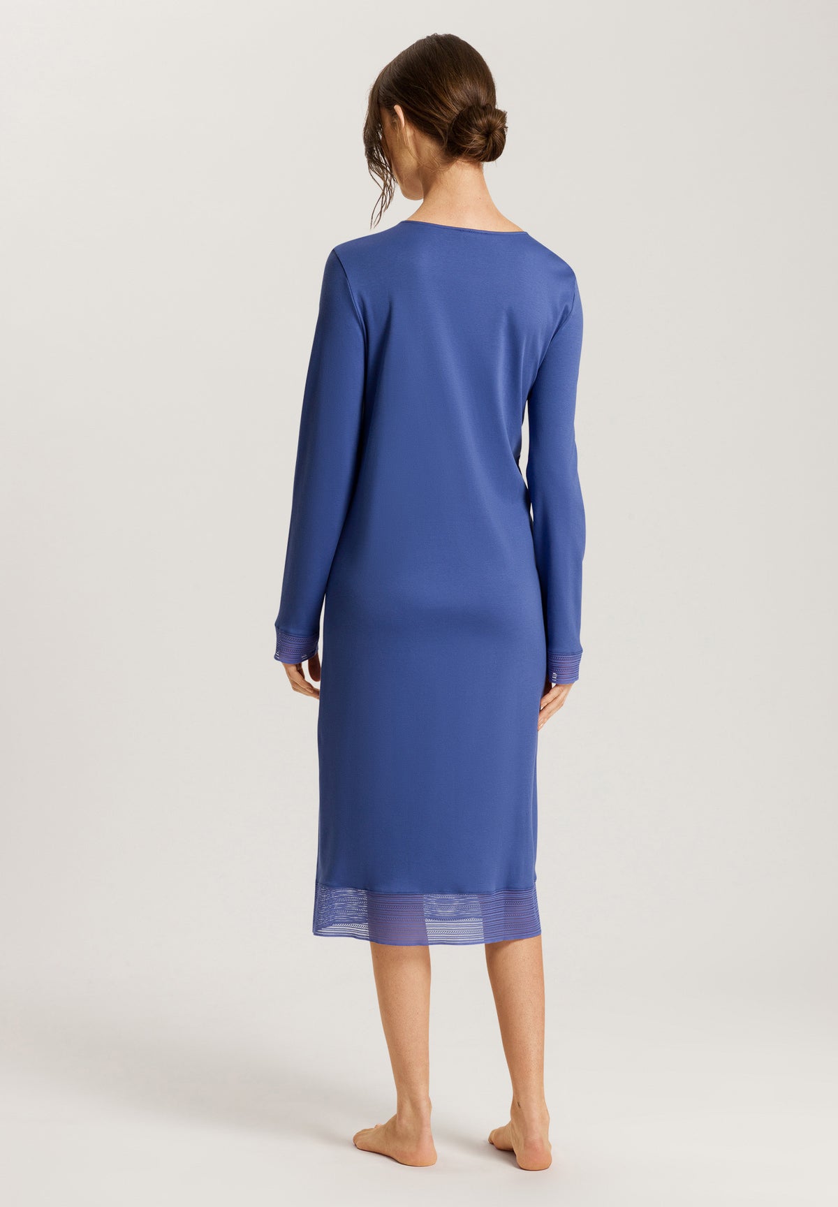 Sophie Blue Horizon Long Sleeved Nightdress