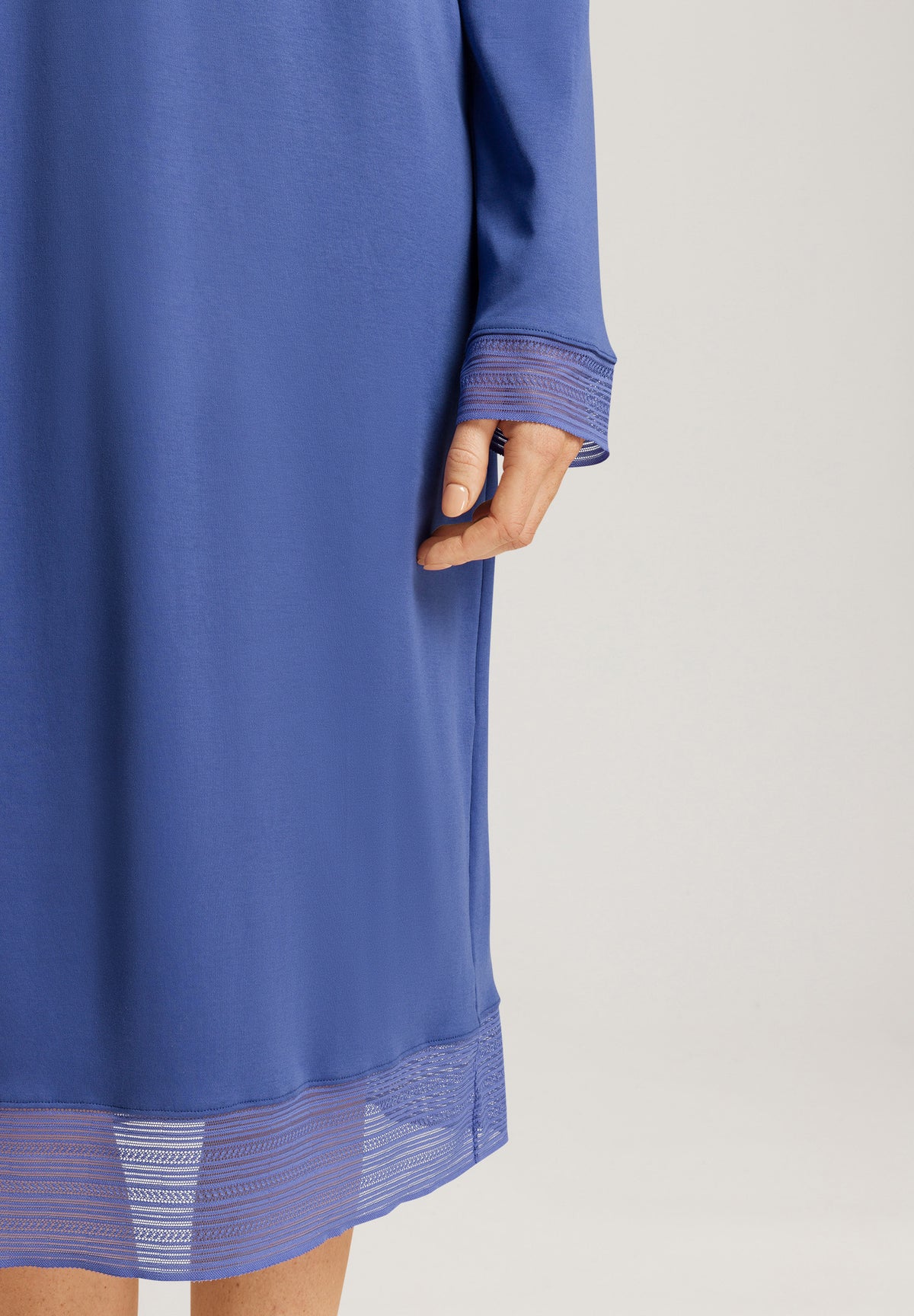 Sophie Blue Horizon Long Sleeved Nightdress