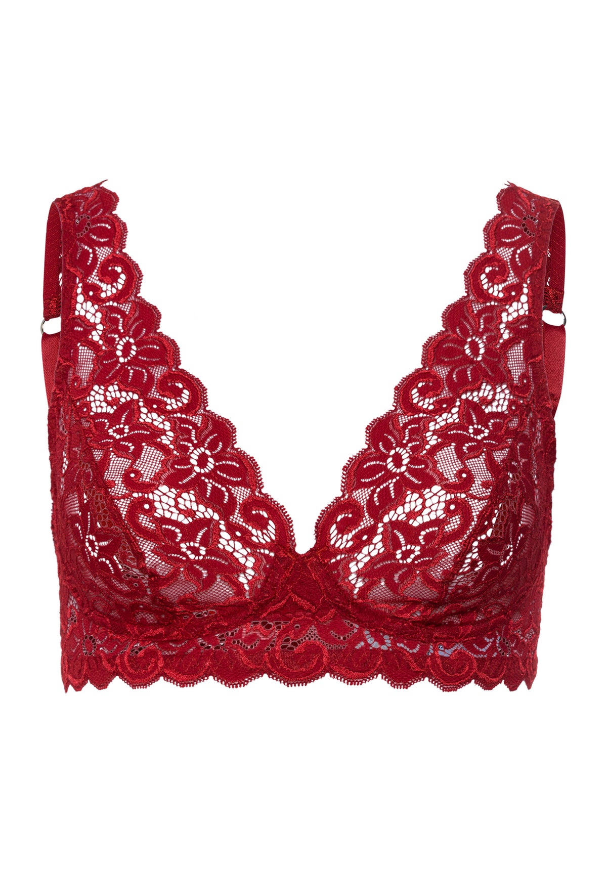 Moments Red Soft Bra