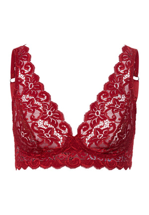 Moments Red Soft Bra