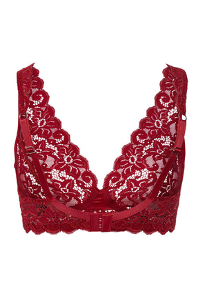 Moments Red Soft Bra