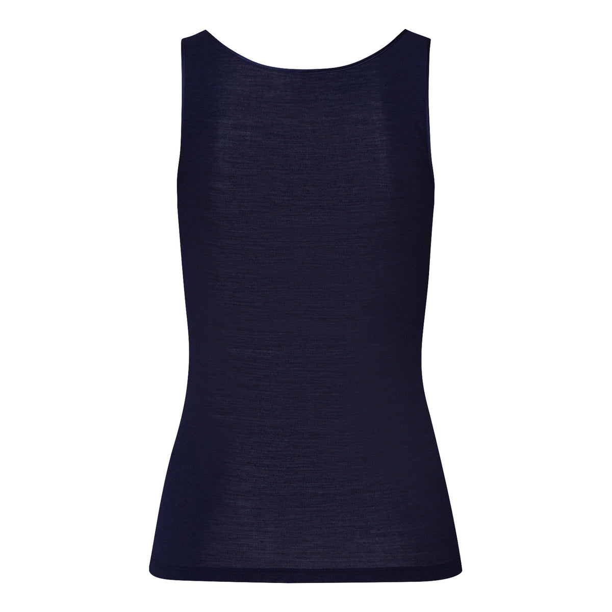 Woolen Silk Black Sleeveless V-Neck Top