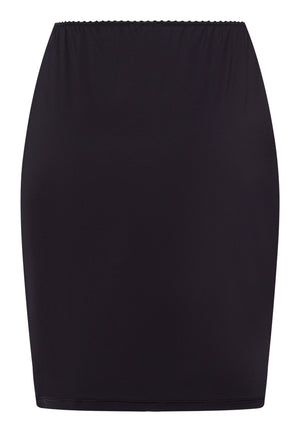 Satin Deluxe Black Half Slip