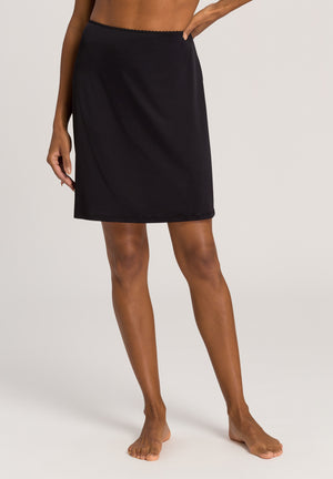 Satin Deluxe Black Half Slip