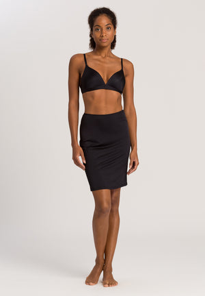 Satin Deluxe Black Half Slip