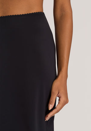 Satin Deluxe Black Half Slip
