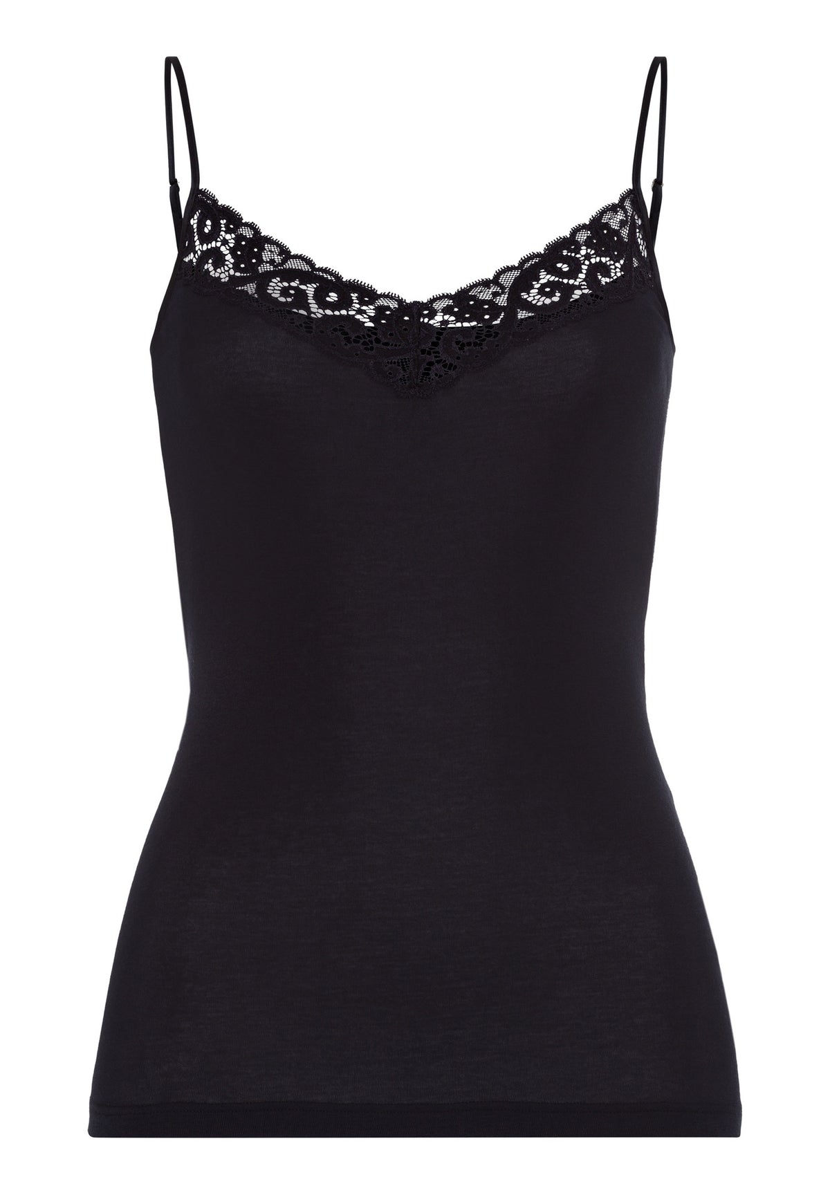 Moments Seamless Spaghetti Top Black