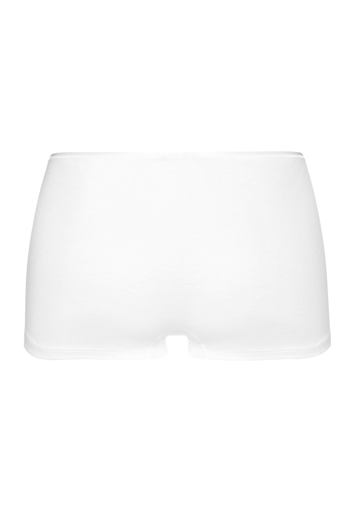 Cotton Seamless White Shortleg Pants