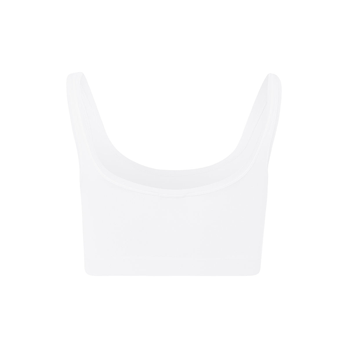 Touch Feeling White Crop Top